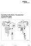 Operating instructions / Accessories / Component parts Demag DC-Com 1 10 chain hoist