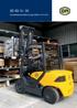 XD XG Counterbalanced diesel and lpg forklifts 1.5t to 3.0t