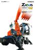 Rated Engine Power : 90.2 kw (123 PS) Operating Weight : kg Backhoe Bucket : m 3