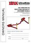 OWNERS MANUAL GM C4500/C5500 4X2 REAR STABILIZER BAR KIT 2006-NEWER MODELS. For Installation with 8M and 8M UltraRide Suspension