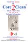 Core2Clean Systems. SPRAY MOP FOG S Y S T E M Technical Information