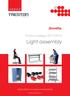 Product catalogue Light assembly DEDICATED TO HUMAN WORKSPACE. trestongroup.com