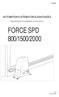 FORCE SPD 800/1500/2000