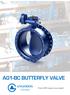 AG1-BC BUTTERFLY VALVE