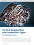 The New Mercedes-Benz Four-cylinder Diesel Engine for Passenger Cars