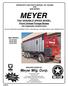 MEYER TSS VARIABLE SPEED MODEL Front Unload Forage Boxes with Independent Outfeed Clutch