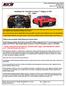 Installation for Chevrolet Corvette C7 Stingray & ZO6 PN **