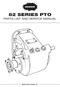 82 SERIES PTO PARTS LIST AND SERVICE MANUAL