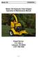 Model 728 Hydraulic Feed Chipper Operation & Maintenance Manual
