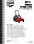 Reproduction. Not for. Parts Manual. IS700Z Series Zero-Turn Riding Mower