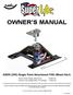 OWNER S MANUAL. #2600 (20K) Single Point Attachment Fifth Wheel Hitch. Gross Trailer Weight (Maximum) Vertical Load Weight (Max.