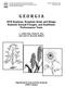 G E O R G I A Soybean, Sorghum Grain and Silage, Summer Annual Forages, and Sunflower Performance Tests