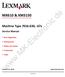 www MK-Electronic de MX610 & XM3150 Machine Type , -67x Service Manual Start diagnostics Maintenance Safety and notices Trademarks Index