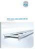 Wide-span cable ladder WP 60 Catalogue