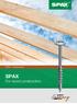 SPAX Construction. SPAX For wood construction.