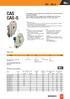CAS 460 2T 7.5. Impeller size motor poles 2=3500 r/min. 60 Hz. Installed power