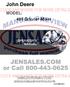 John Deere. MODEL: 400 Grinder-Mixer JD-O-OMC18621