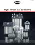 High Thrust Air Cylinders. Catalog HP/MP