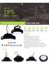 UP TO 75% Up to 160Lm/W. UFO LED HIGH BAY 100W to 200W. Key Features. Image Show. 200W-600W HID Light Replacement