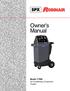 Owner s Manual. Model Air Conditioning Component Flusher