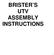 BRISTER S UTV ASSEMBLY INSTRUCTIONS