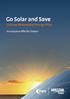 Go Solar and Save. Onslow Renewable Energy Pilot. An exclusive offer for Onslow