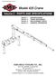 Model 425 Crane. Volume 2 - PARTS AND SPECIFICATIONS