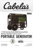 PORTABLE GENERATOR Starting Watts/9000 Running Watts Wireless Remote, Electric Start OWNER S MANUAL & OPERATING INSTRUCTIONS MODEL NUMBER