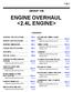 ENGINE OVERHAUL <2.4L ENGINE>