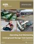 Operating And Maintaining Underground Storage Tank Systems UPDATED Practical Help And Checklists. Printed on Recycled Paper