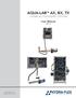 AQUA-LAB AX, BX, TX. CHEMICAL DISPENSING SYSTEM User Manual REV A reva0717
