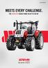 MEETS EVERY CHALLENGE. THE STEYR CVT SERIES FROM 150 UP TO 240 HP. steyr-traktoren.com